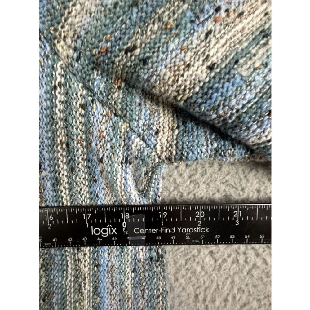 J Jill Light Blue Striped Women’s Pullover Sweater size XL - Picture 8 of 10